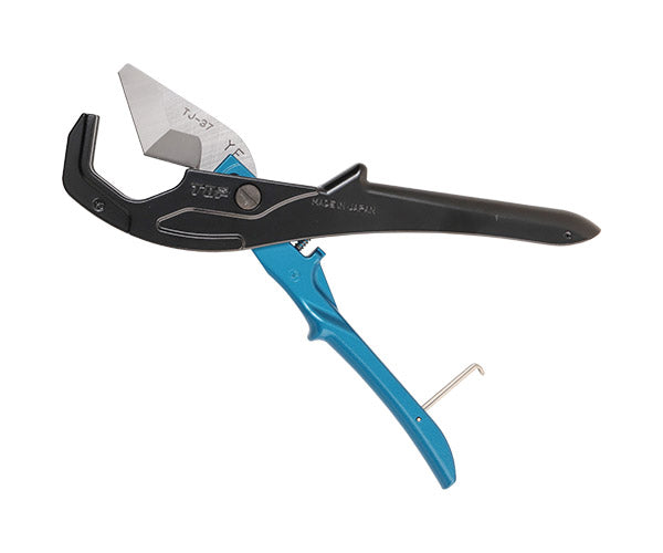 TOP 樹脂パイプカッター V刃 TJ-37 パイプをつぶさずキレイに一発切り 腰袋に入るスリムタイプ トップ工業 TOP工業