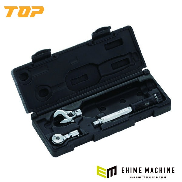 TOP モンキ形/ラチェット形グリップ付トルクレンチセット 調整範囲2~6N・m トルク管理 (TS-6NTG)(4975180375704)トップ工業