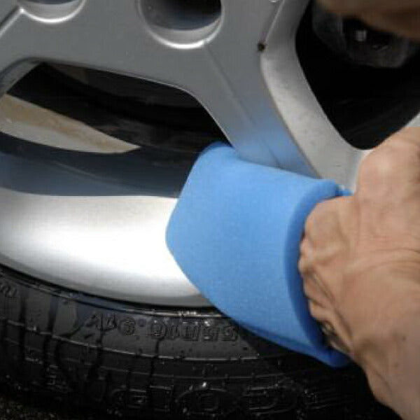 TRYPAD フィンガースポンジ TRYPAD-F-S グリッド形状の特殊ラバーを加工したフィンガーサイズスポンジ アルミホイールやボディ細部に