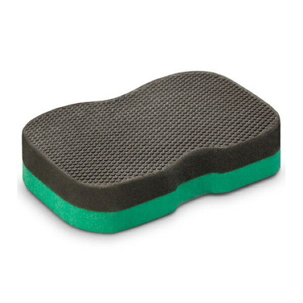 TRYPAD オーバルスポンジ TRYPAD-O-S グリッド構造のラバー表面を採用した手作業用スポンジ 2層構造