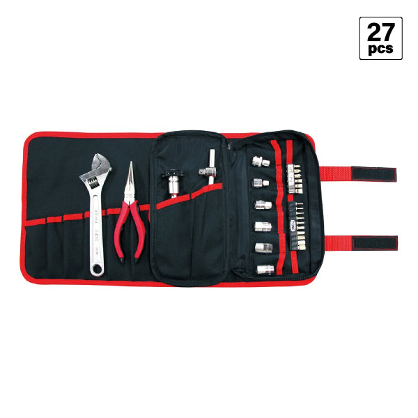 TONE 整備用工具セット ツールバッグセット レッド/ブラック