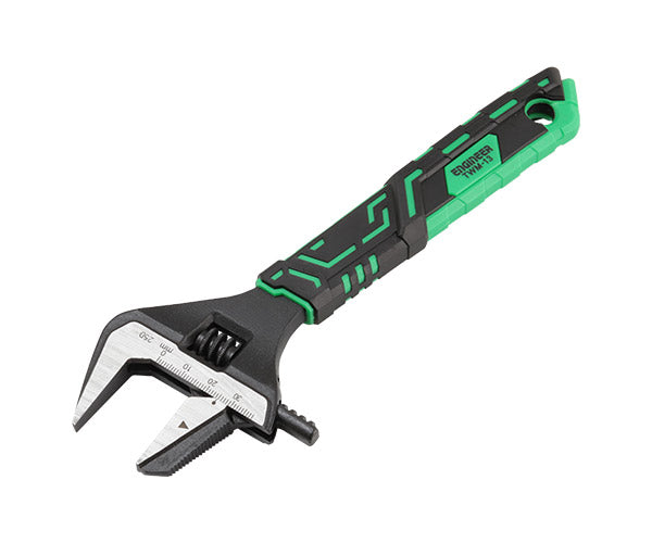 エンジニア ハイブリッドモンキー 222mm グリーン TWM-13 (4989833063597) ENGINEER モンキー&パイプ兼用 ネジレスQ搭載 スリムグリップ