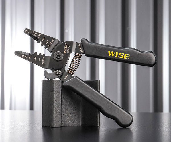ワイズ 精密電工ペンチミニ(オープンバレル端子用) (WCP-01)(4951908007492) WISE フジ矢
