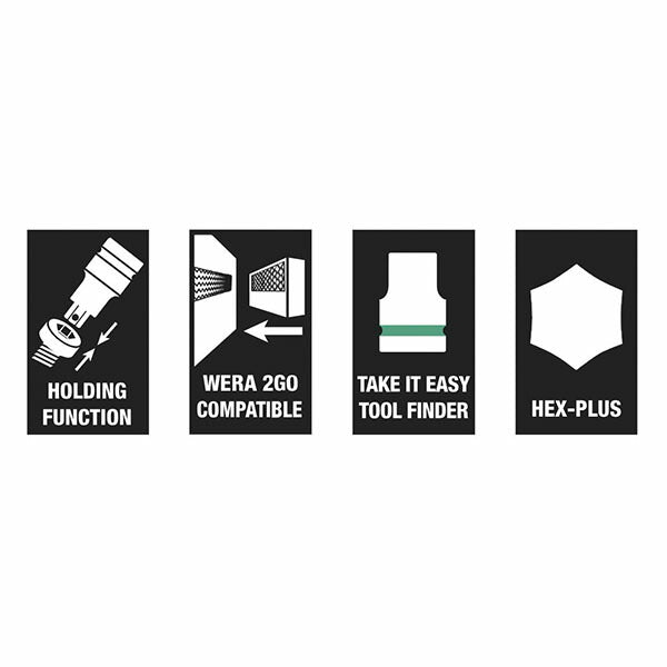 日本正規品 ヴェラ 3/8DR(Hex-Plus)ビットソケットセット(ホールド) (003180)(4013288195050) ベラ Wera