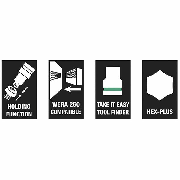 日本正規品 ヴェラ 1/4DRHexPlusロングビットソケット(ホールド/5個) (003345)(4013288191007) ベラ Wera