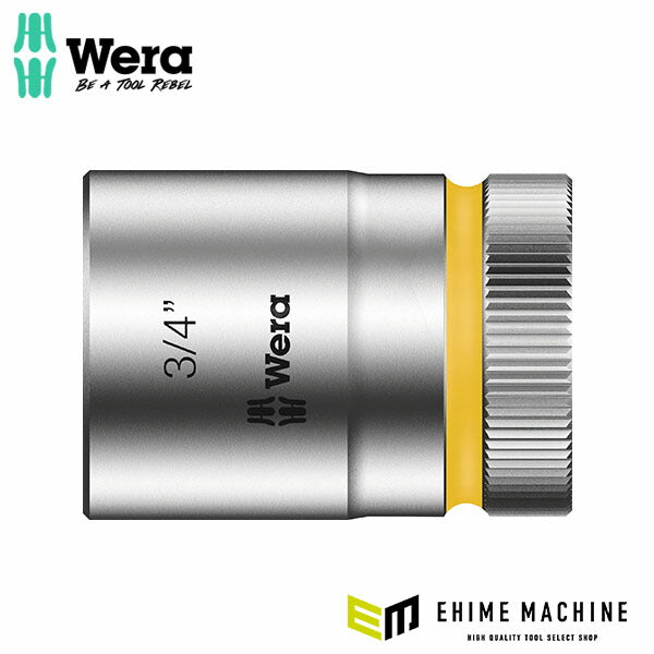 日本正規品 ヴェラ 1/2DR x3/4mm ソケット(ZYKLOP) (003625)(4013288120878) ベラ Wera