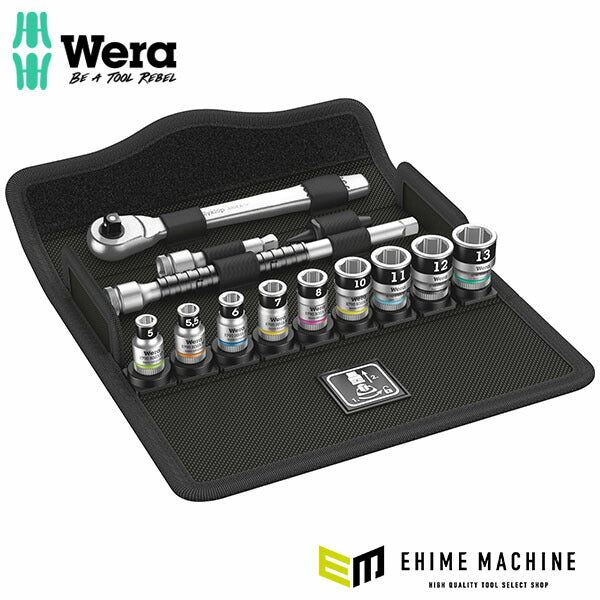 wera 1/4…ラジェット 日本正規品 ヴェラ メタルラチェットソケット&ビットセット 1/4SQ 13点