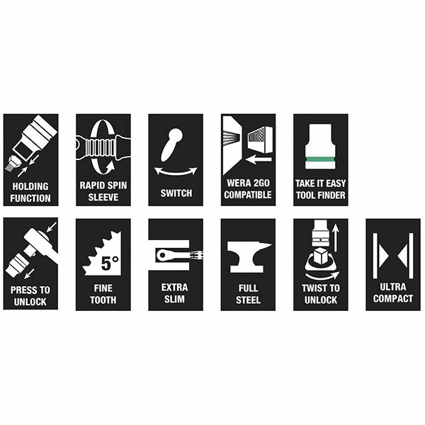 日本正規品 ヴェラ ソケット&ビットセット 3/8SQ 13点入 (003785)(4013288195081) ベラ Wera