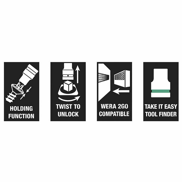 日本正規品 ヴェラ 6本組ビットソケットセット 1/2SQ TX25-55 (003997)(4013288204882) ベラ Wera