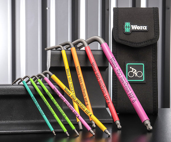 日本正規品 Wera 004173 自転車用 ボールポイントL型六角レンチ・トルクスレンチセット 9本組 ポーチ付 05004173001 ヴェラ ベラ