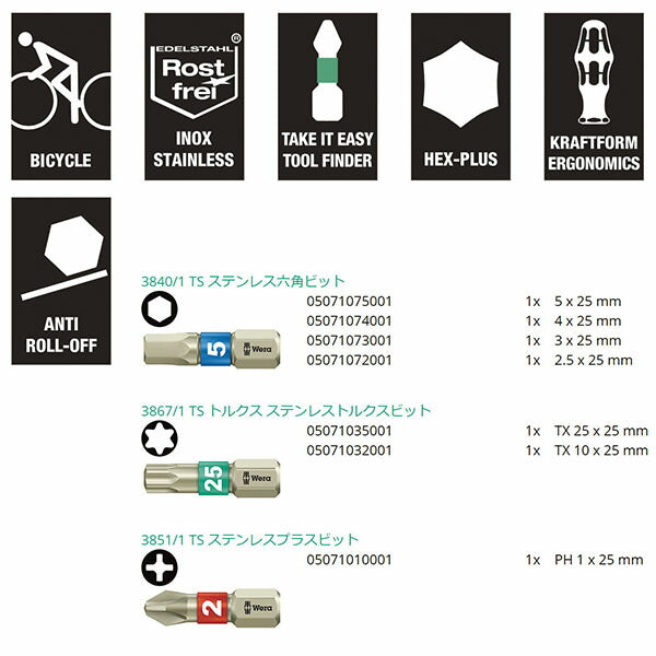 日本正規品 ヴェラ (Hex Torx)スタビードライバー(ラチェット) (004185)(4013288221162) ベラ Wera