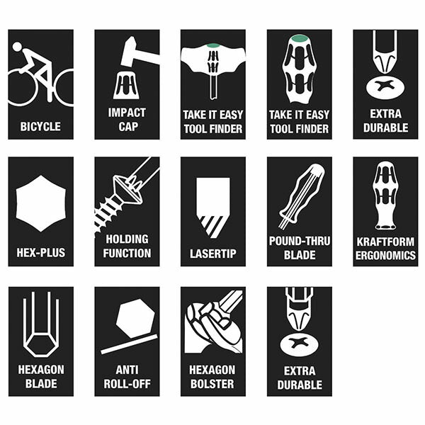 日本正規品 ヴェラ 14本組ドライバーセット ビックパック 自転車 (004190)(4013288220745) ベラ Wera