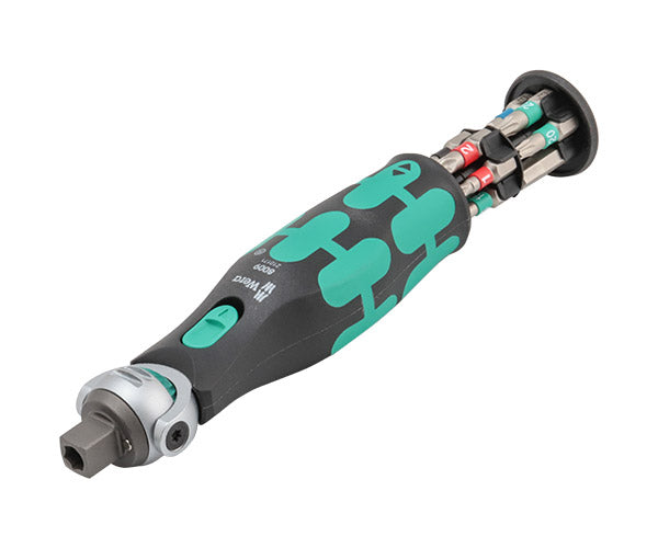 日本正規品 Wera 004280 8009 Zyklop ポケットツールセット 13点セット 9.5mm首振りラチェット&6.35mm 12ピースビット 05004280001 ヴェラ ベラ