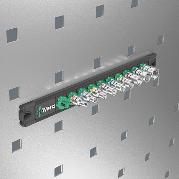 日本正規品 ヴェラ ソケットレンチセット 1/4SQ インチ 9点入 レール付 (005420)(4013288223227) ベラ Wera