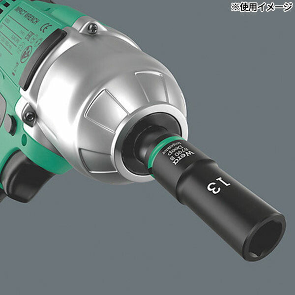 日本正規品 Wera Impaktor ディープインパクトソケットセット レール付 9.5sq.(3/8) 10点 10~24mm (005590)(4013288233554) ヴェラ ベラ