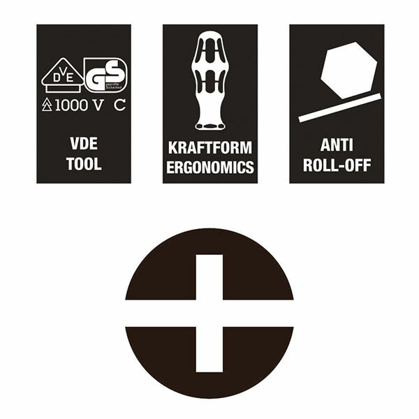 日本正規品 ヴェラ #2x100mm (PlusMinus)ドライバー(絶縁) (006381)(4013288102621) ベラ Wera