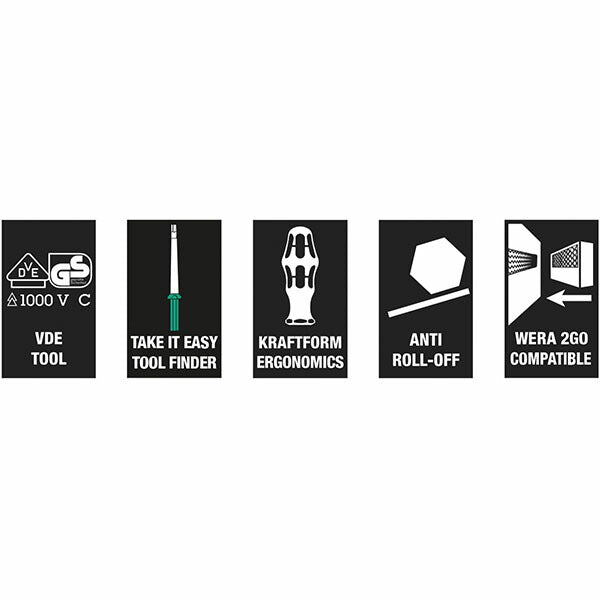 日本正規品 ヴェラ 差替式絶縁ブレードセット 7点 (006600)(4013288229663) ベラ Wera