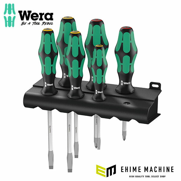 日本正規品 ヴェラ 6本組ドライバーセット(プラス・マイナス) (007680)(4013288111418) ベラ Wera