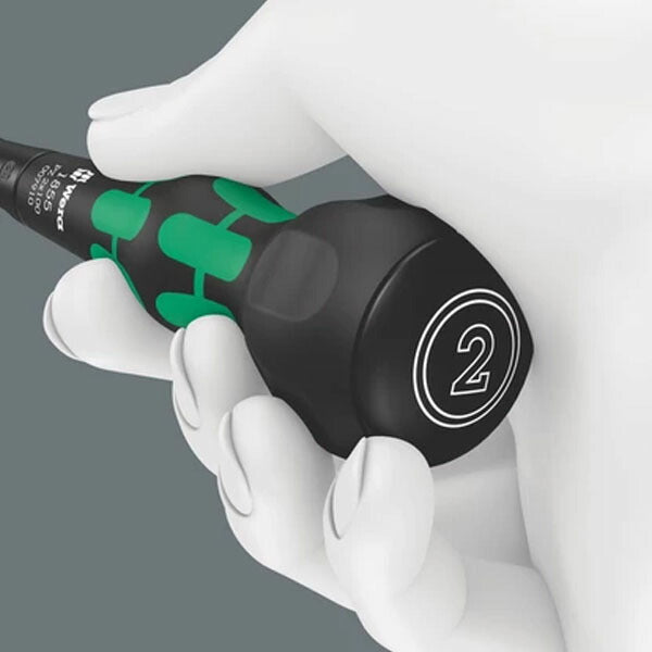 日本正規品 Wera Kraftform ボールグリップドライバー ポジドライブ PZ2 軸長100mm Lasertip仕様 (007910)(4013288222725) ヴェラ ベラ