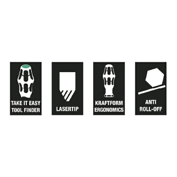 日本正規品 Wera 008061 335 電工用ブレード レーザーチップマイナスドライバー 細軸 先端サイズ1.2x6.0mm 丸軸ドライバー 05008061001 ヴェラ ベラ