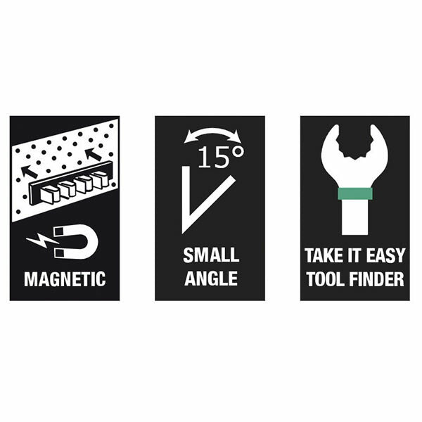 日本正規品 ヴェラ 11本組コンビネーションレンチセット マグネットレール付 (020233)(4013288228963) ベラ Wera