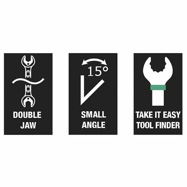 日本正規品 ヴェラ 4本組JOKER 両口スパナセット (020314)(4013288224750) ベラ Wera