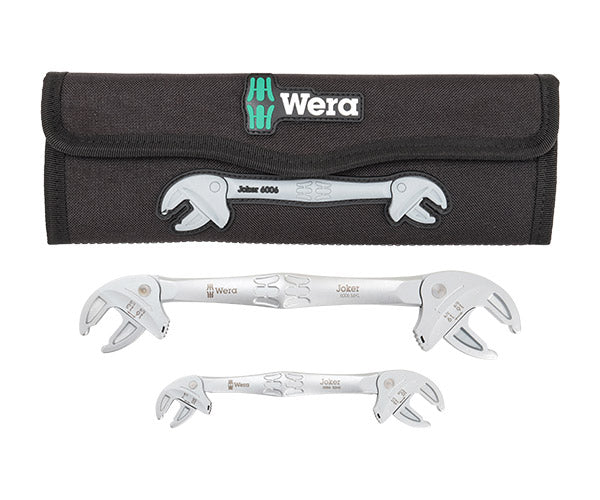日本正規品 Wera 020340 JOKER 両口ラチェットスパナ 自動調整式 2本セット ケース付 (4013288233301) ヴェラ ベラ