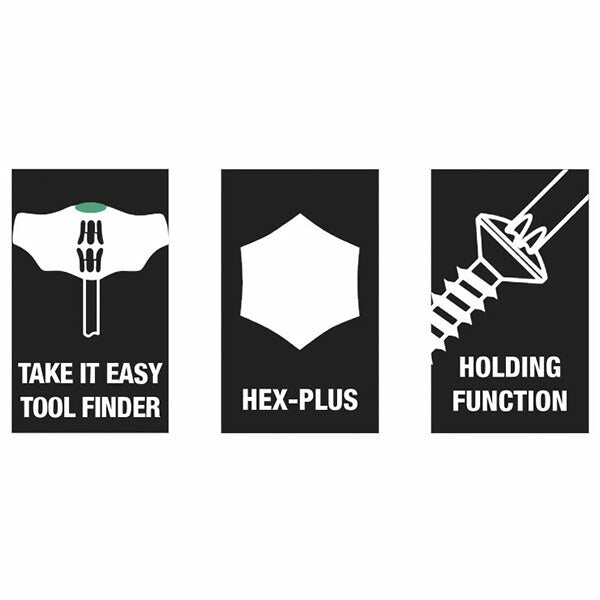 日本正規品 ヴェラ 7本組T型レンチセット HEX ラック付 (023450)(4013288214829) ベラ Wera