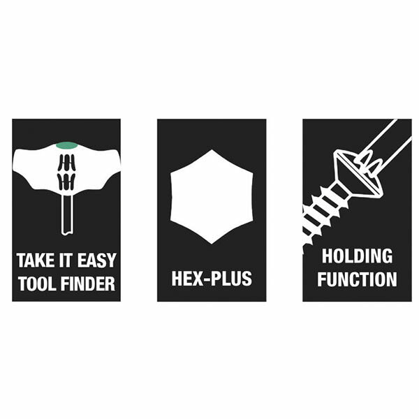 日本正規品 ヴェラ 10本組T型レンチセット HEX インチ ラック付 (023451)(4013288214836) ベラ Wera