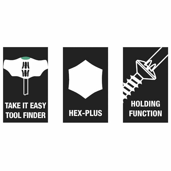 日本正規品 ヴェラ 10本組T型レンチセット HEX インチ メタルラック付 (023454)(4013288221735) ベラ Wera