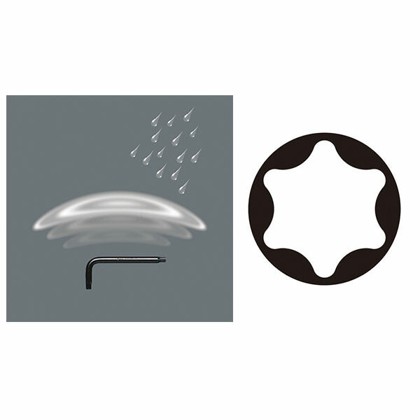 日本正規品 ヴェラ T 8x 48mm (Torx)キーレンチ (024003)(4013288019271) ベラ Wera