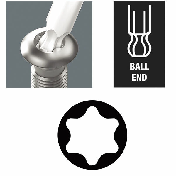 日本正規品 ヴェラ T27x172mm Torxキーレンチ(ボールポイント付) (024467)(4013288194114) ベラ Wera