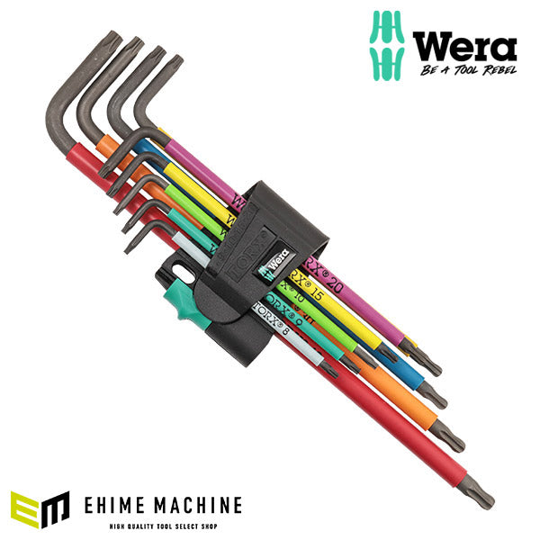 日本正規品 Wera 024480 967/9 TX XL ボールポイントL型トルクスレンチセット 9本組 ホルダー付 05024480001 ヴェラ ベラ