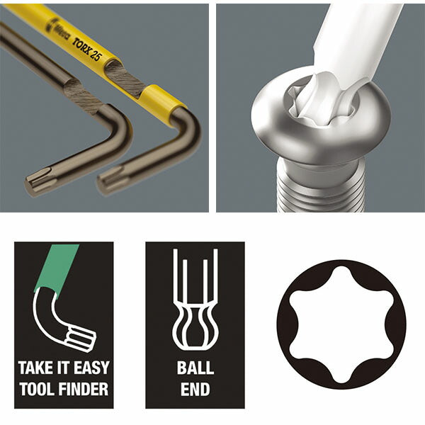 日本正規品 ヴェラ T40x224mm Torxキーレンチ(ロング・ホールド付) (024489)(4013288194350) ベラ Wera