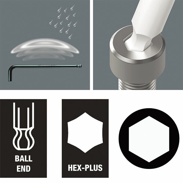 日本正規品 ヴェラ 2.0x100mm (Ball Hex-Plus)キーレンチ (027102)(4013288094995) ベラ Wera