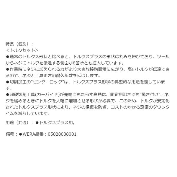 日本正規品 Wera 028038 367 TORX PLUS トルクスプラスドライバー 先端サイズ30IP トルクスドライバー 05028038001 ヴェラ ベラ