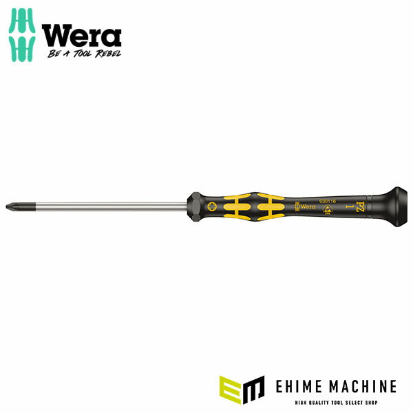 日本正規品 ヴェラ PZ1x80mm (Pozi)ドライバー(精密/ESD) (030116)(4013288039156) ベラ Wera