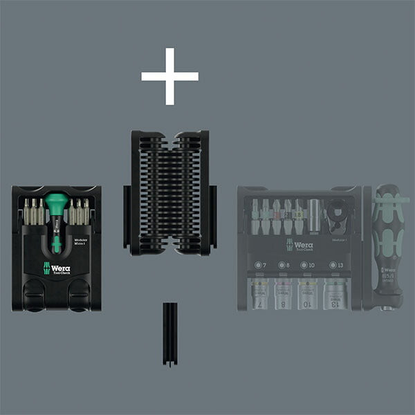 日本正規品 ヴェラ Tool-Check Modular Micro 1 精密ドライバーセット 21点 (049002)(4013288234247) ベラ Wera