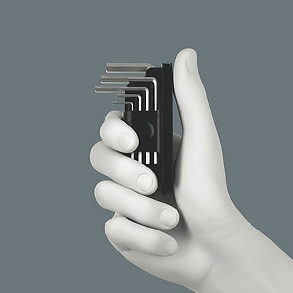 日本正規品 ヴェラ ツールチェック モジュラー Lキー ヘックスプラス 7本組 (049003)(4013288234254) 9549アダプター付 ベラ Wera