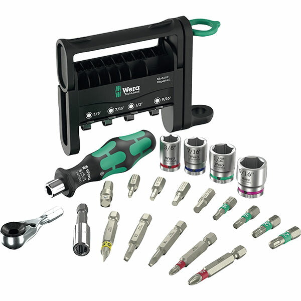 日本正規品 Wera Tool-Check Modular セット インチサイズ 1 ケース付 50点 (049025)(4013288234773) ヴェラ ベラ