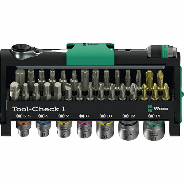 日本正規品 ヴェラ ツールチェック 1 38点入 (049050)(4013288234889) ベラ Wera