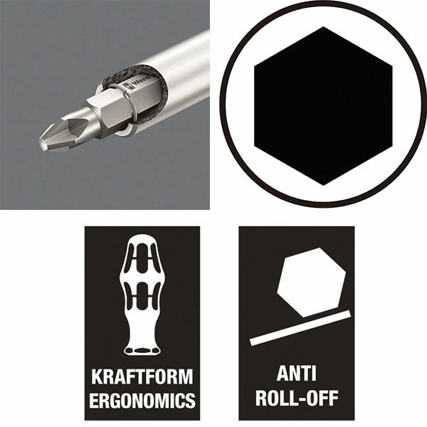 日本正規品 ヴェラ 1/4Hex/232mm ドライバーハンドル (051005)(4013288012258) ベラ Wera