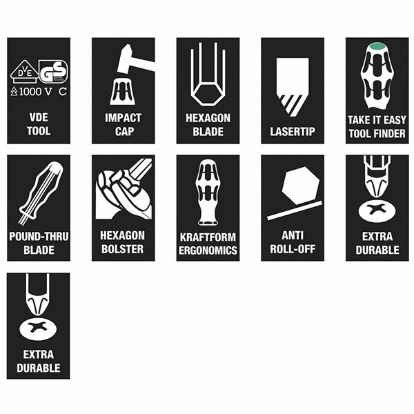 日本正規品 ヴェラ 12本組オールラウンドドライバーセットXXL (051010)(4013288139092) ベラ Wera