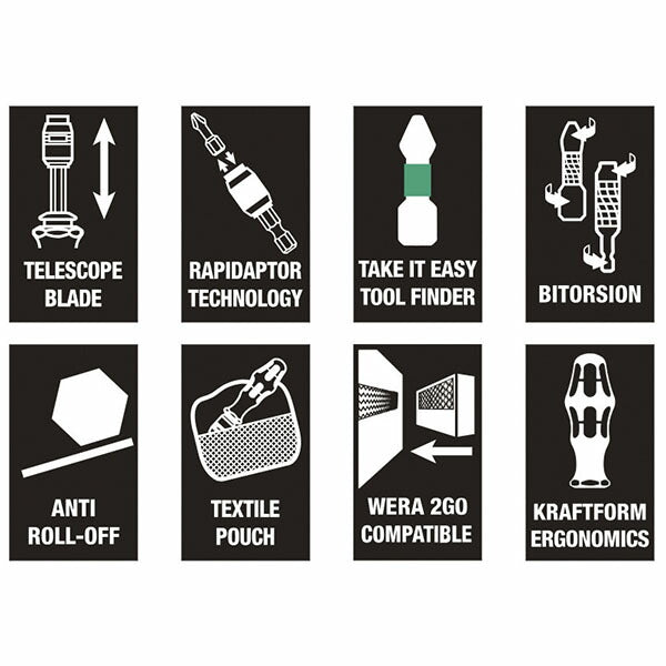 日本正規品 ヴェラ ドライバービットセット(ハンドル付) (051016)(4013288185327) ベラ Wera