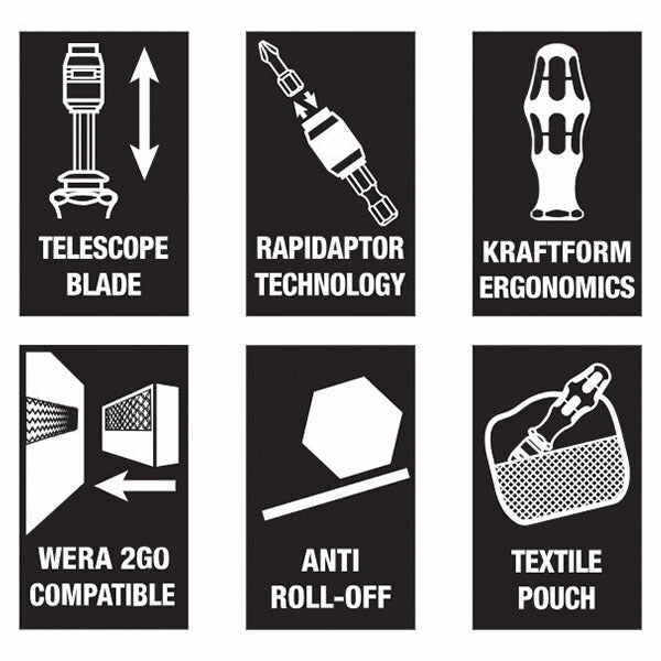日本正規品 ヴェラ (+ - Pozi)ドライバービットセット(ハンドル付) (051021)(4013288098917) ベラ Wera