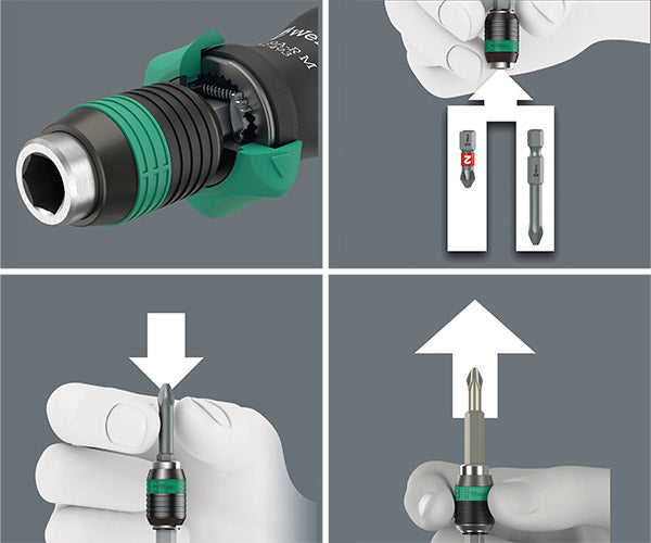 日本正規品 Wera 051493 838 RA-R M 1/4HEX ビットラチェットドライバー 05051493001 ヴェラ ベラ