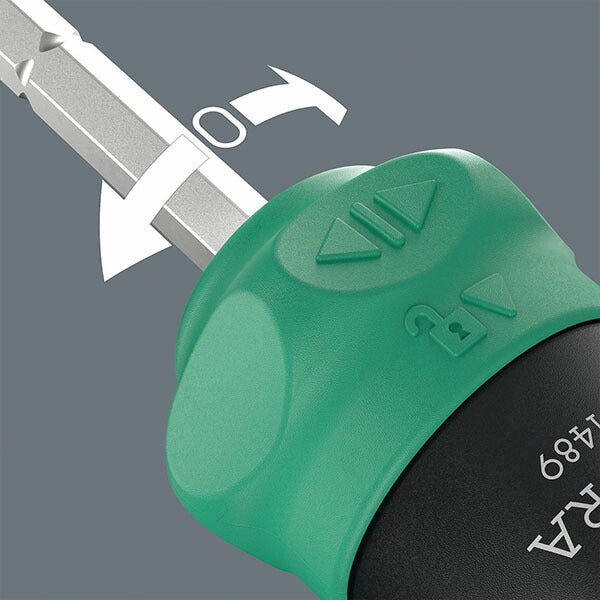 日本正規品 Wera ラチェット式ドライバービットセット ポーチ入 6.35mm(1/4) ビット6本収納 (051520)(4013288234049) ヴェラ ベラ