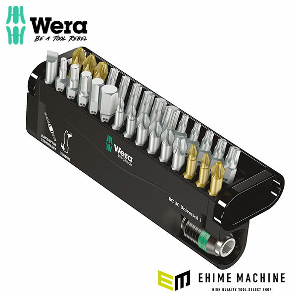 日本正規品 ヴェラ 30本組 ドライバービット (056440)(4013288115096) ベラ Wera