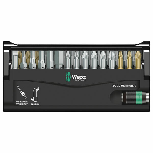 日本正規品 ヴェラ 30本組 ドライバービット (056440)(4013288115096) ベラ Wera