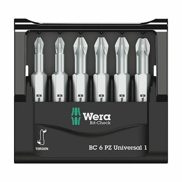 日本正規品 ヴェラ 6本組 (Pozi)ドライバービット (056471)(4013288156105) ベラ Wera